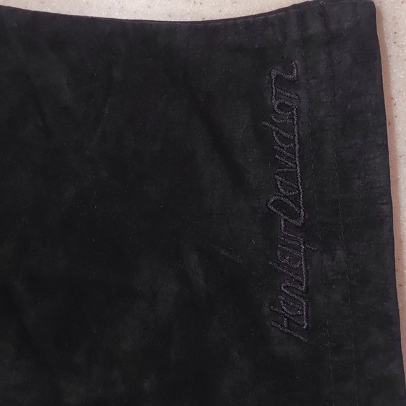 Women's Harley-Davidson Washable Suede V-neck Cropped Tank Top/Vest Size XL - Picture 4 of 14